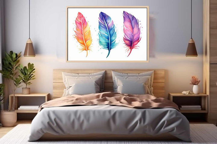 Boho Feathers Art 2 Print