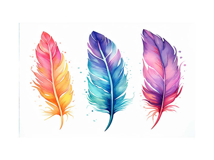 Boho Feathers Art 2