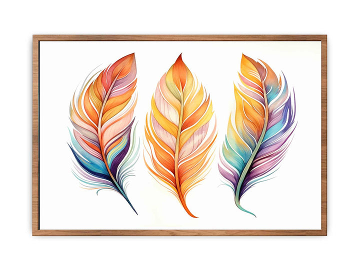 Rainbow Feathers  Painting