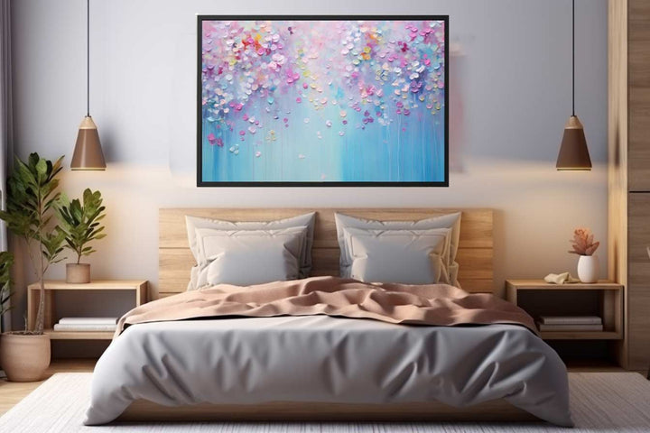 Raspberry Raindrops' Painting Art Print