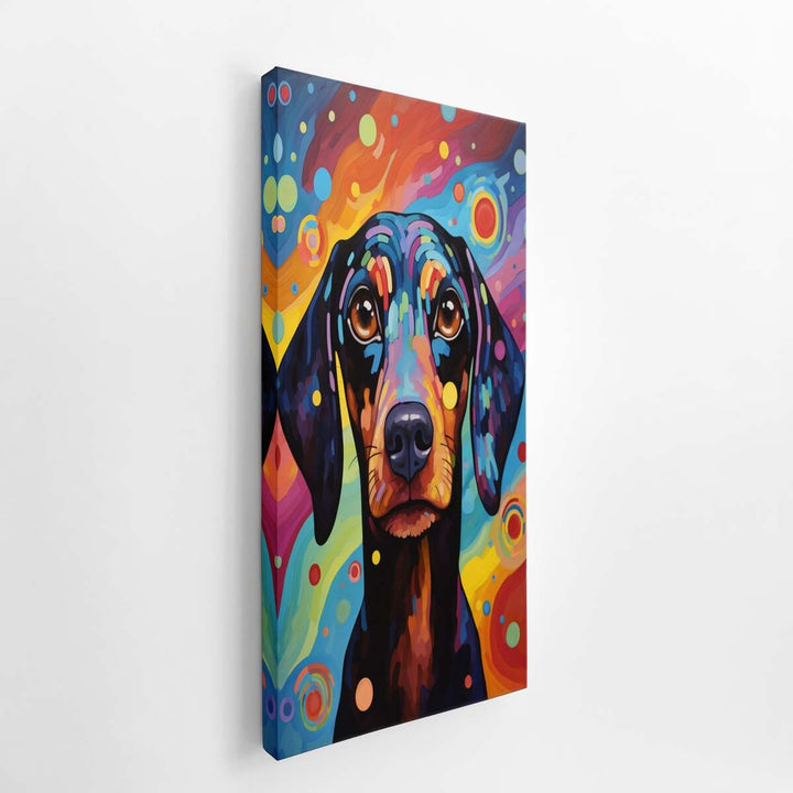 Modern Dog Pop Art  canvas Print