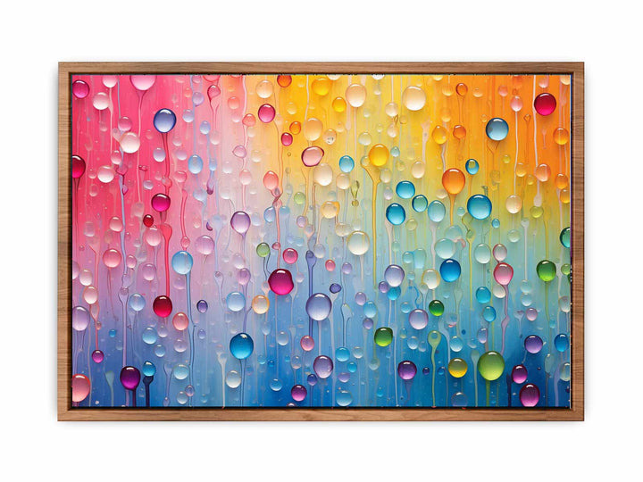 Rain Oil Painting framed Print