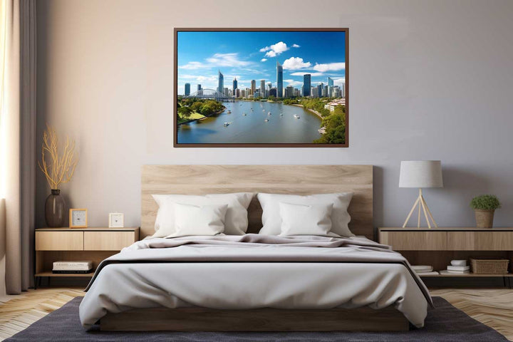 Brisbane River  Art Print