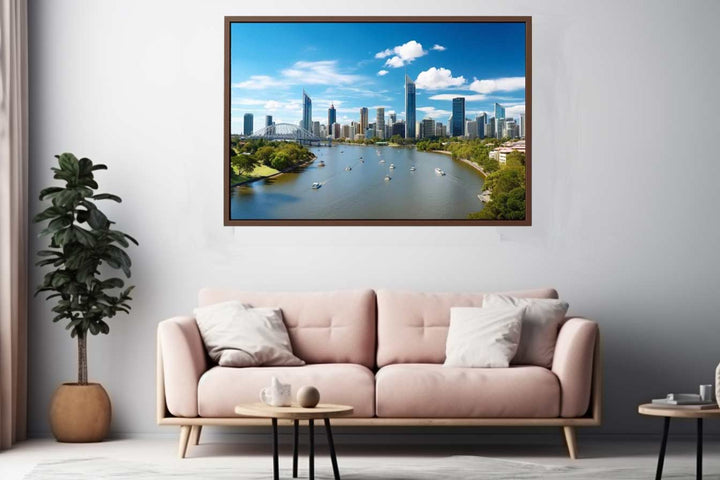 Brisbane River  Art Print