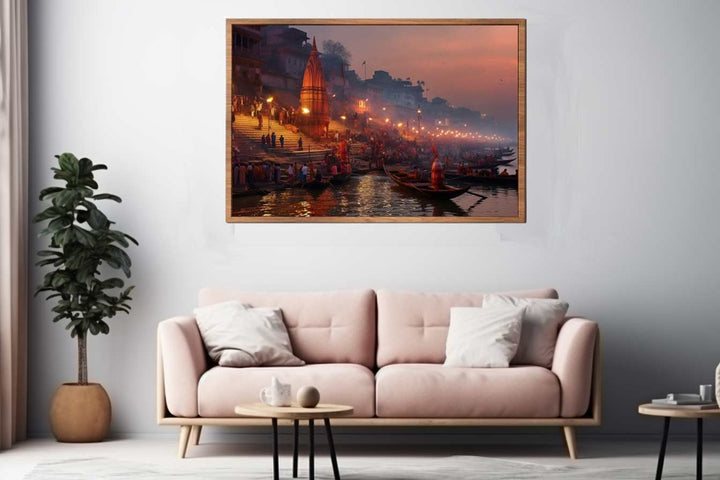 Varanasi Painting Art Print