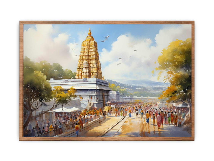 Tirupati Balaji Temple Painting  