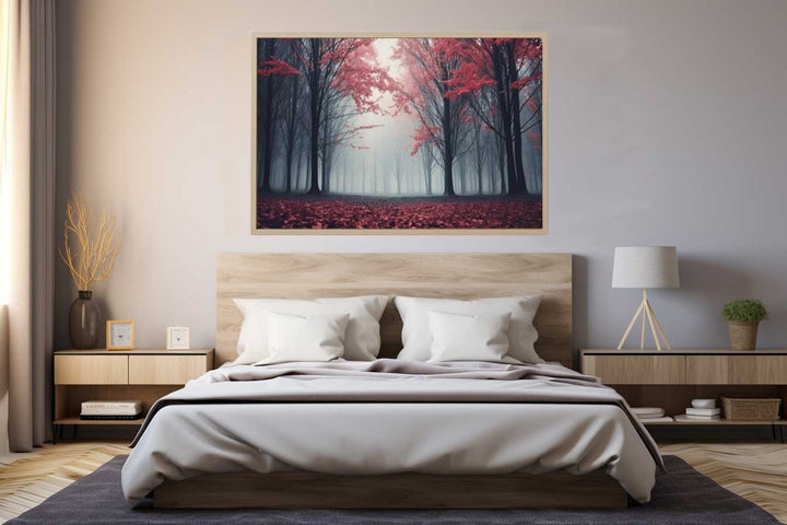 Scarlet Forest  Art Print