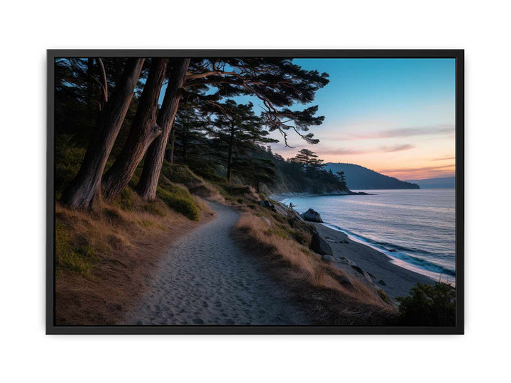 Sand Steps Beach Art   canvas Print