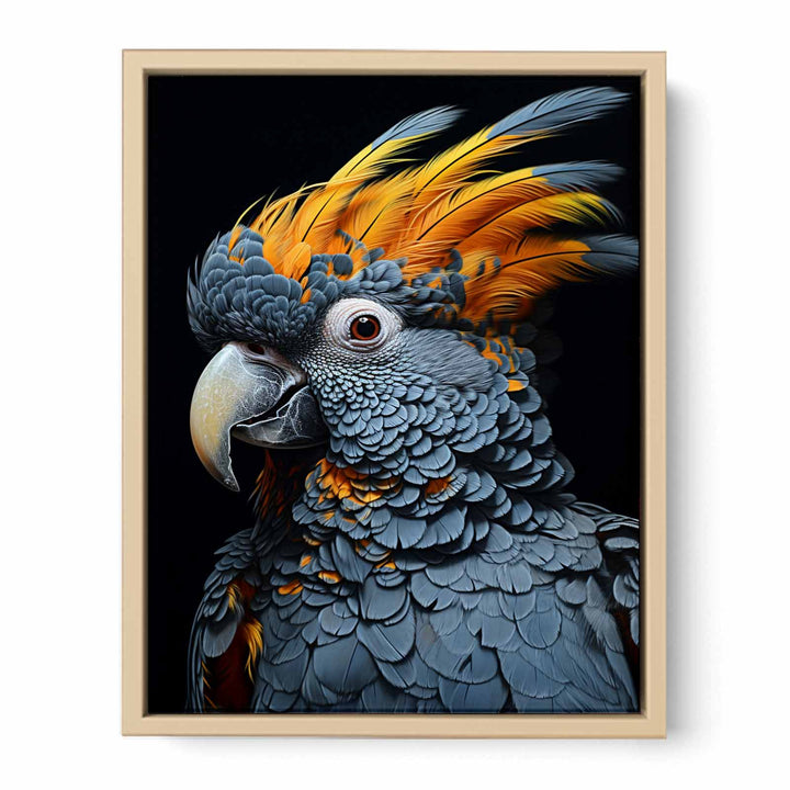 Cockatoo Left Painting framed Print