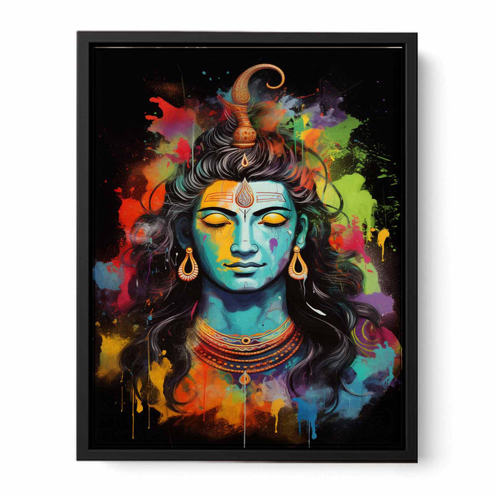 Shiva Painting  canvas Print