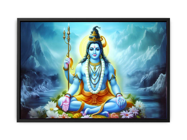 Shiva Painting  canvas Print