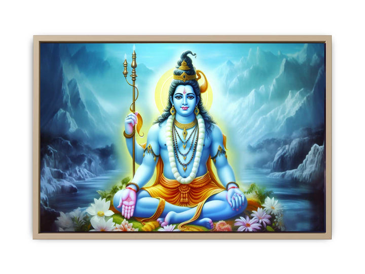 Shiva Painting framed Print