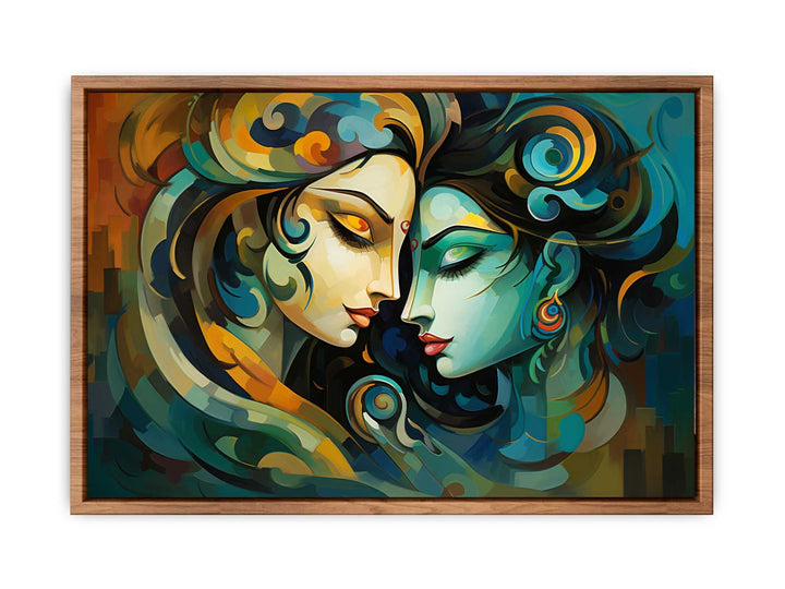 Raha Krishna Love Painting  