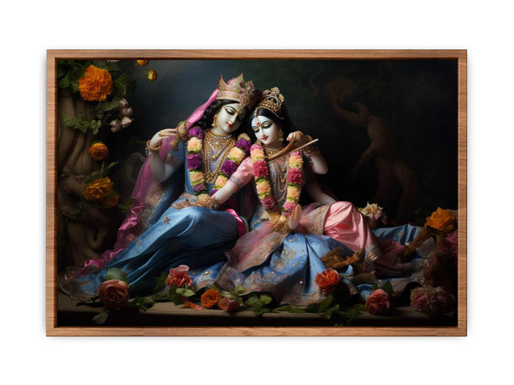 Raha Krishna Painting  