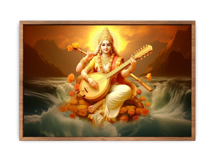 Saraswati Painting  