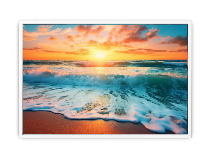 Sunset Beach Painting  