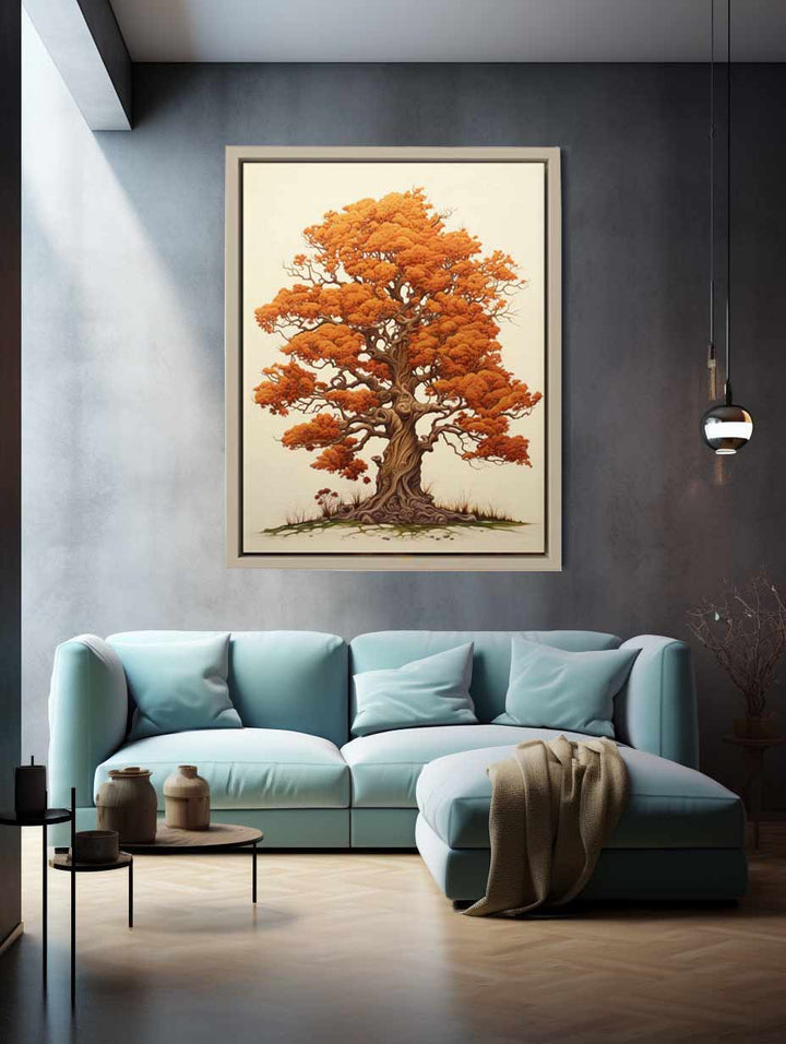 Orange Tree Print Art Print