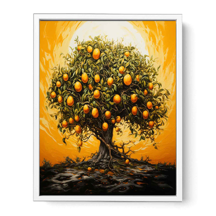 Oranges Tree Painting 