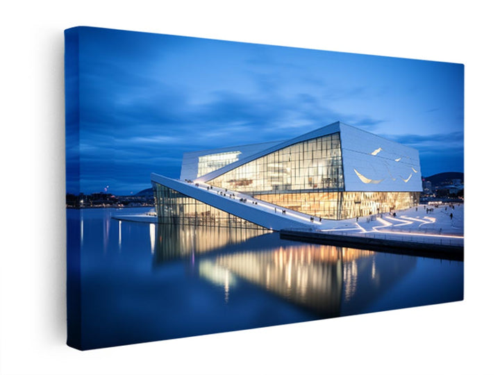 The Norway Opera House  canvas Print