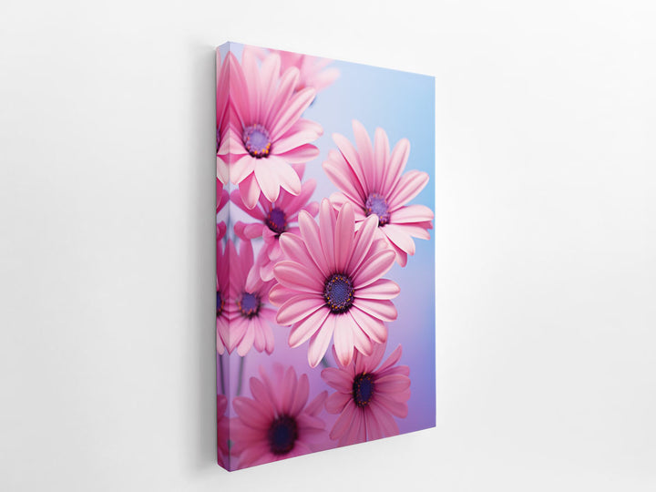 Pink Flower Art  canvas Print