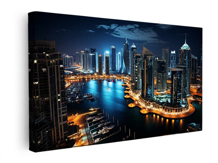 Dubai Artwork  canvas Print