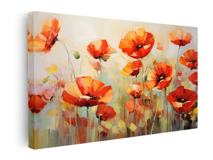 Poppy Artwork  canvas Print