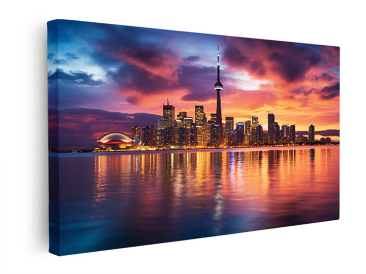 Toronto Art  canvas Print