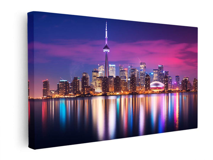 Toronto Painting  canvas Print