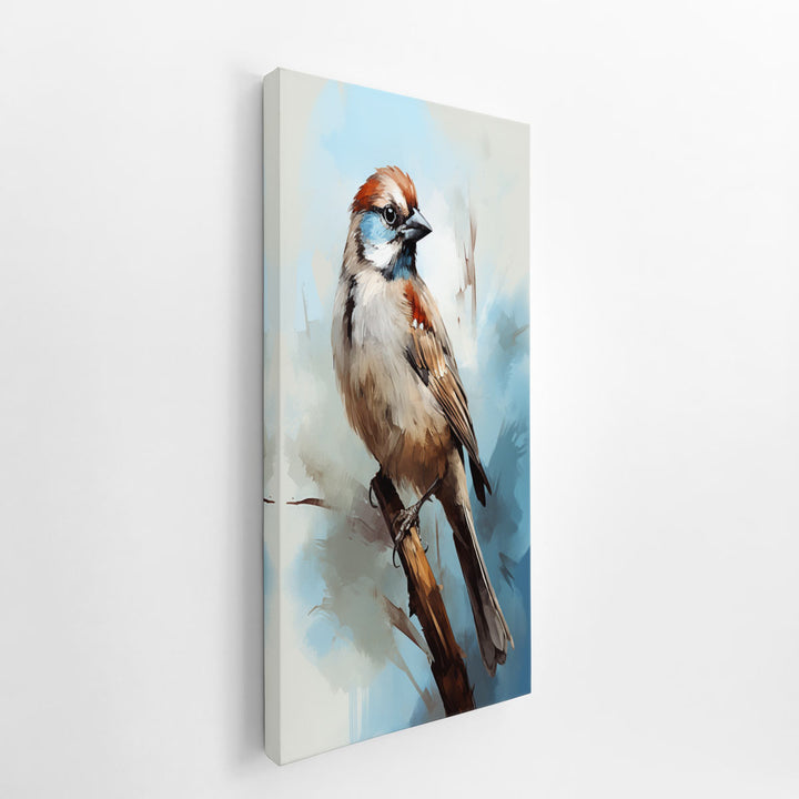 Sparrow Artwork  canvas Print