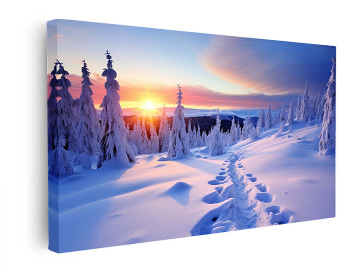 Sunrise in Switzerland  canvas Print