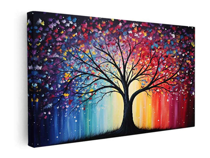 Sparkle Painting  canvas Print