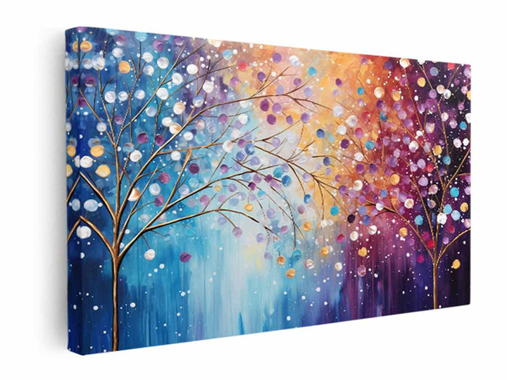 Sparkle Tree Art  canvas Print