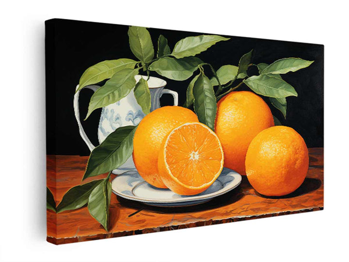 Orange Art  canvas Print