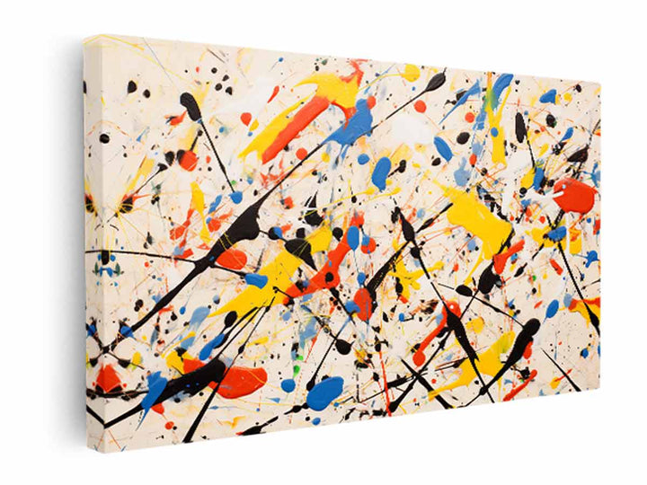 Jackson Pollock Inspired Painting  canvas Print