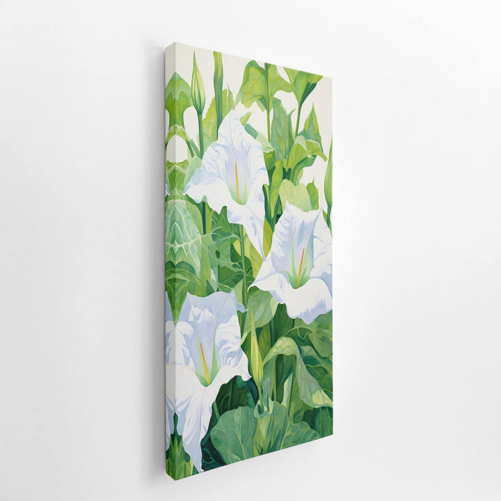 Jimson Weed Painting  canvas Print