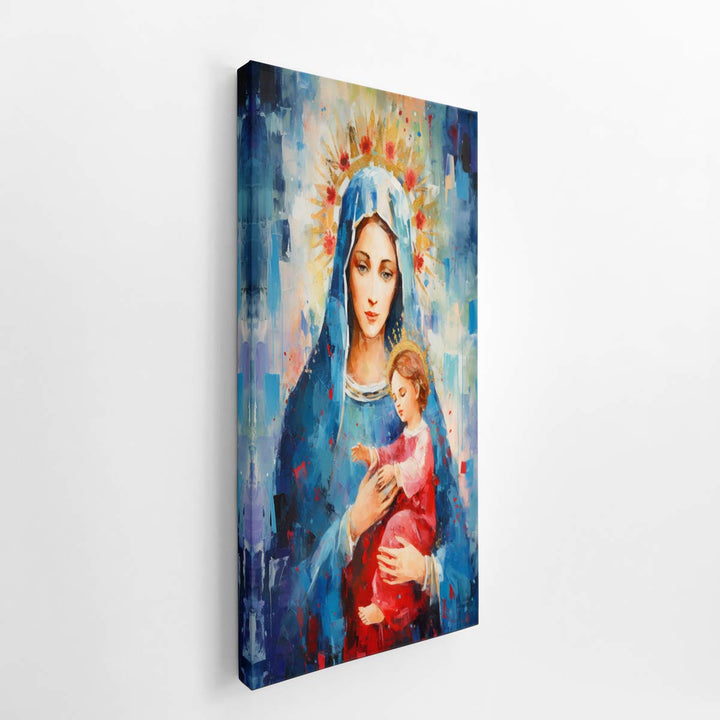 Virgin Mary Art  canvas Print