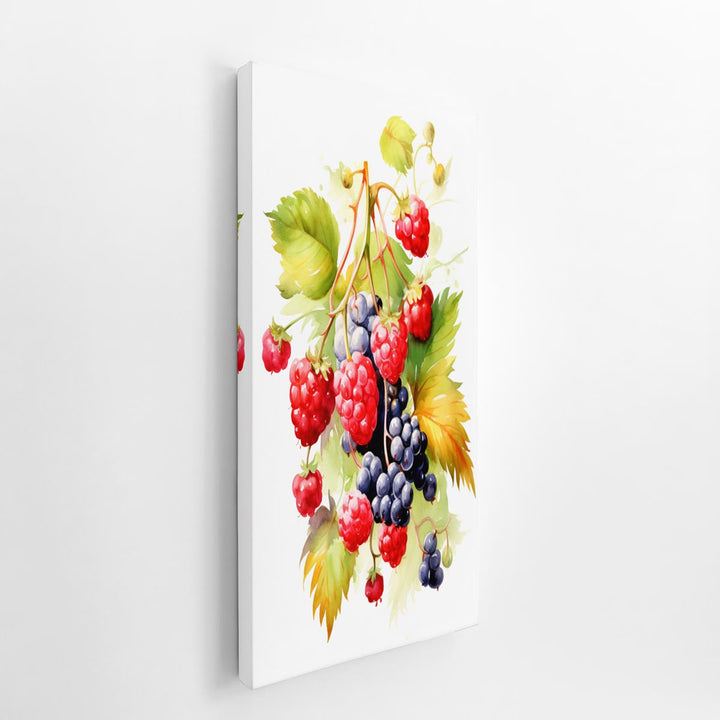 Berries Painting  canvas Print