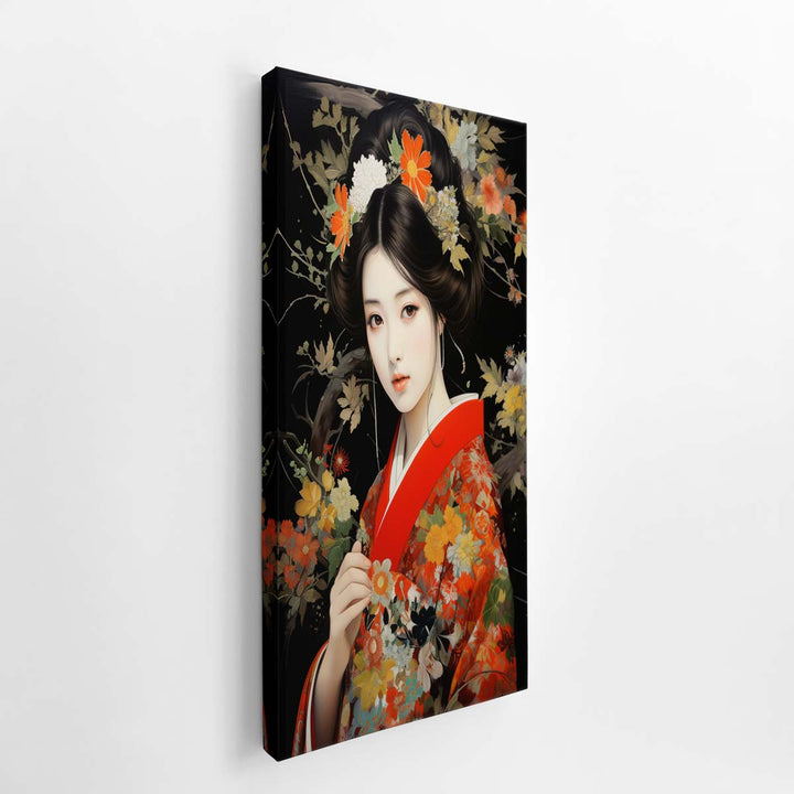 Japanese Beauty Art  canvas Print