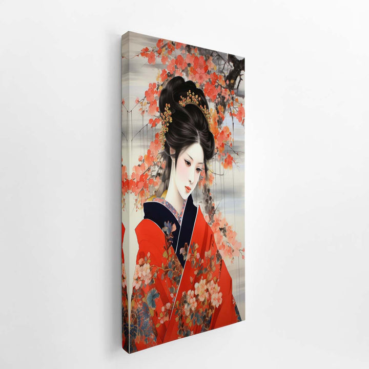 Beautyful Japanese Women  canvas Print