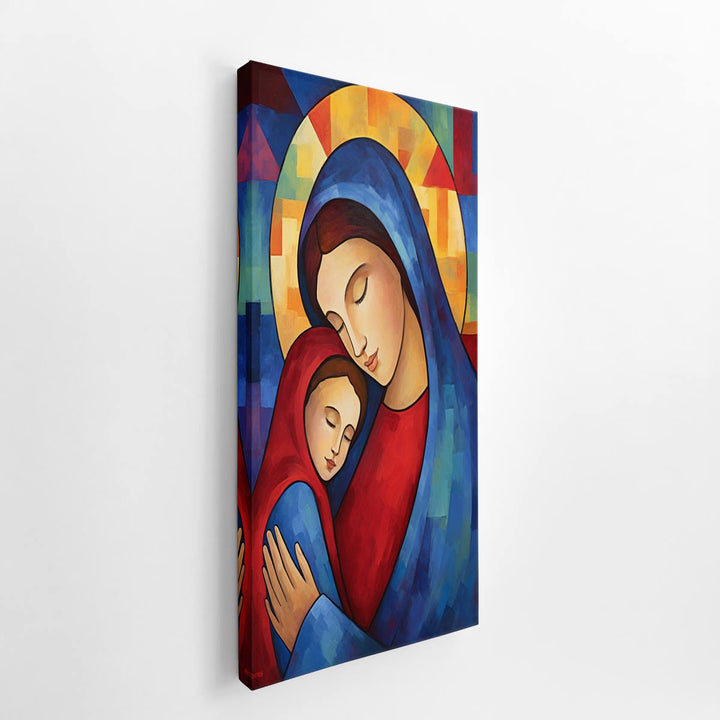 Mother Mary and Jesus  canvas Print