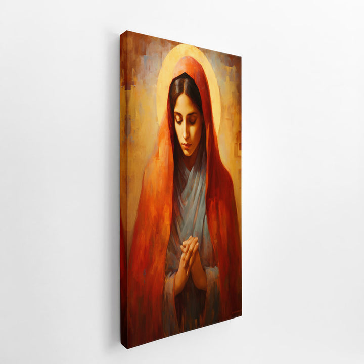 Virgin Mary Pain  canvas Print