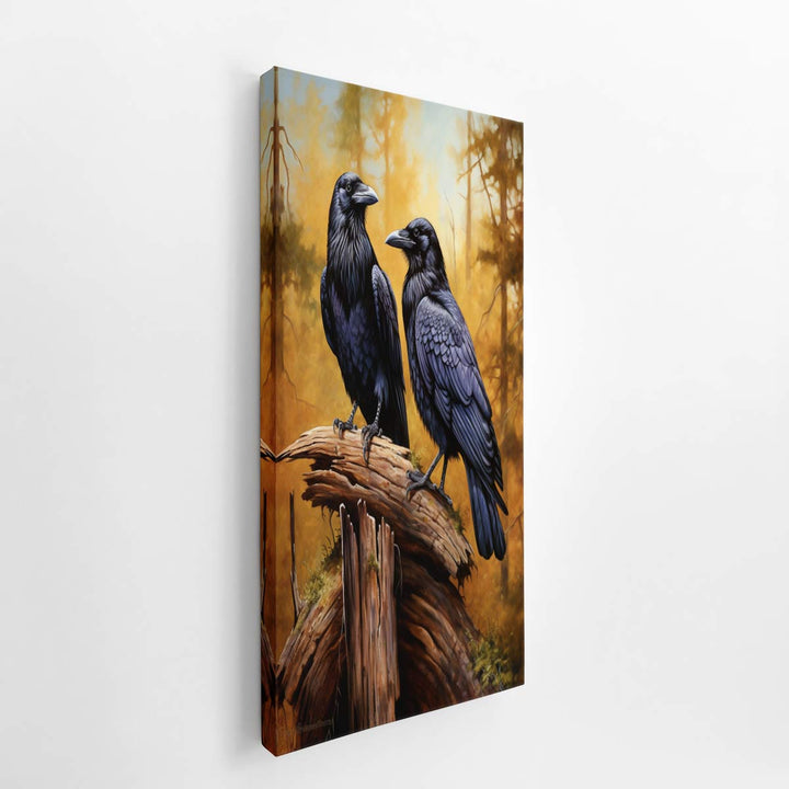 Ravens Painting  canvas Print