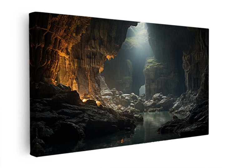 Caves Artwork  canvas Print