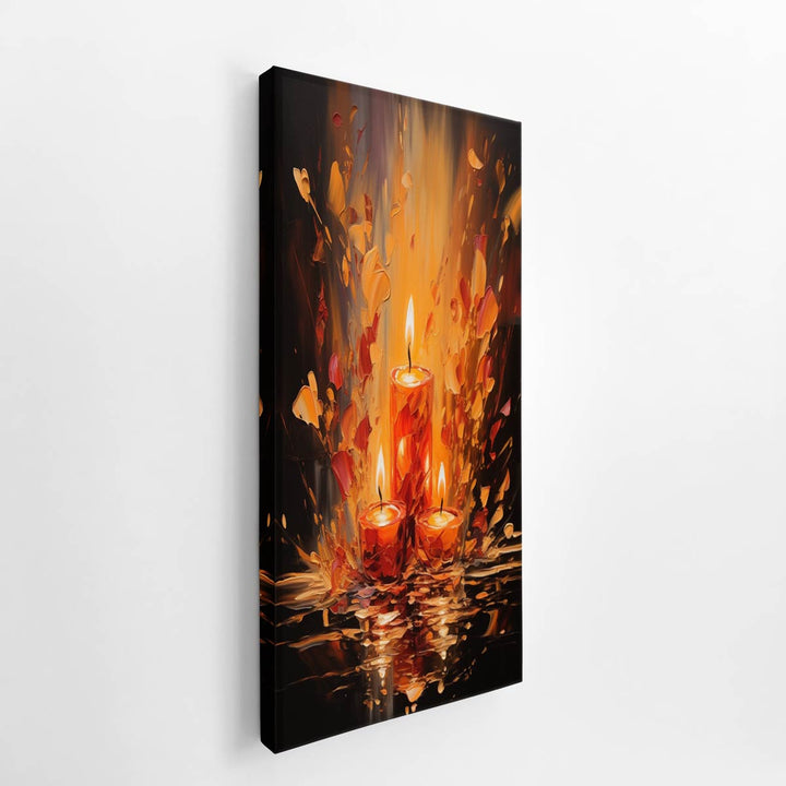 Candle Paintings  canvas Print