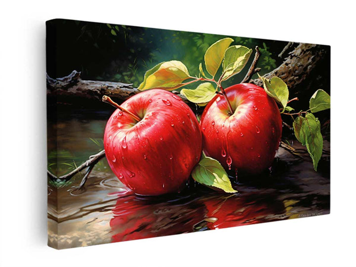 Apple Artwork  canvas Print