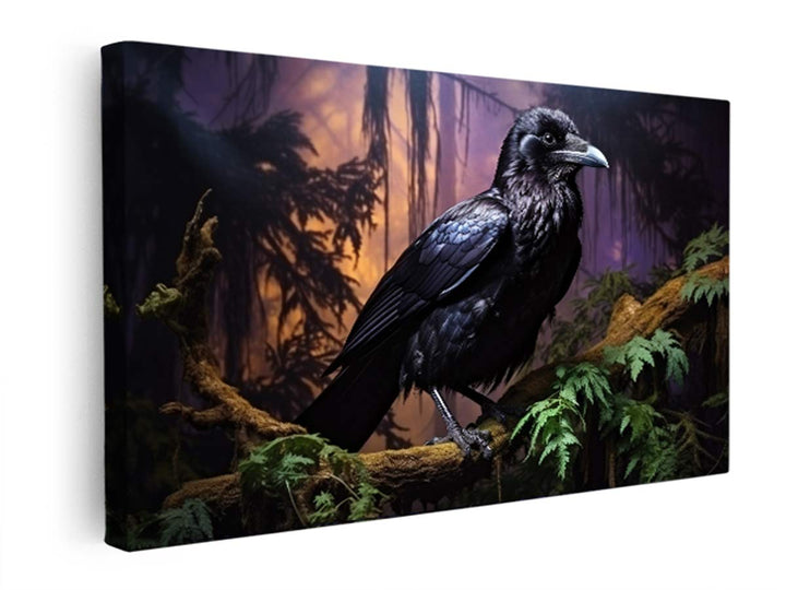 Beautiful Ravens Painting  canvas Print