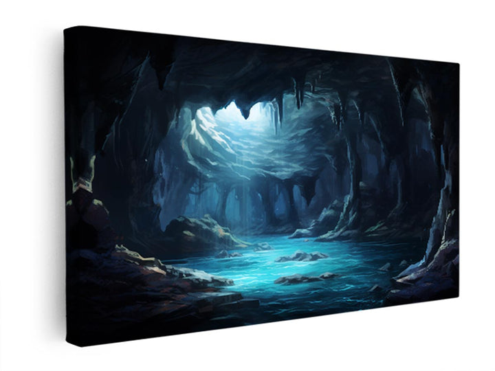 Cave In The Ocean  canvas Print