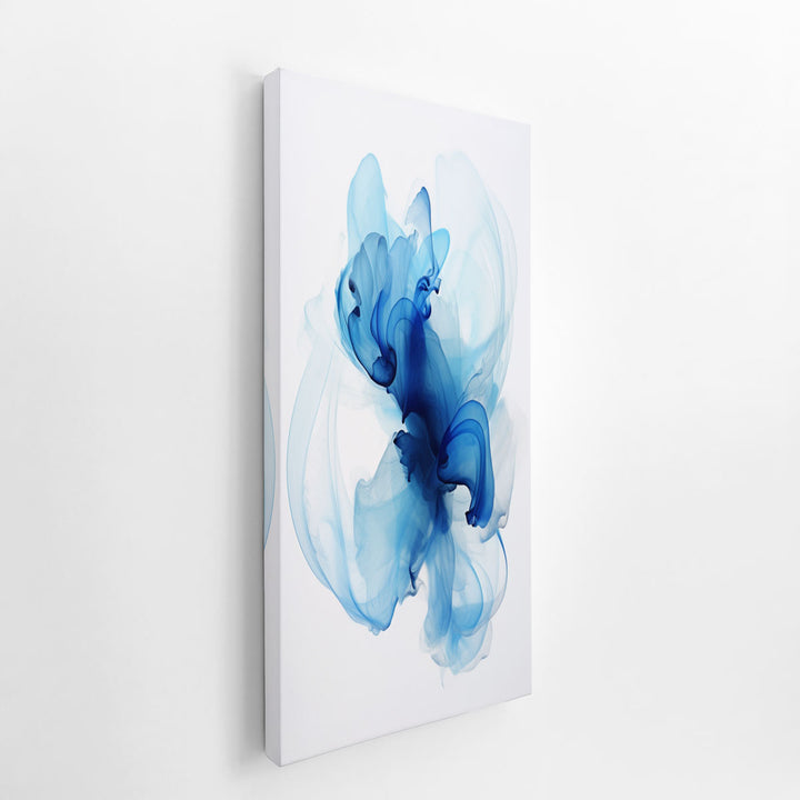 High End Abstract Blue Art  canvas Print