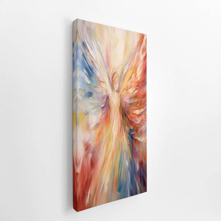 Abstract Angel Painting  canvas Print