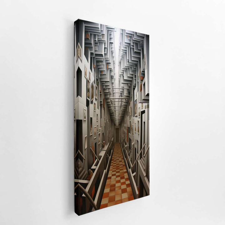 Modern Illusion Art Print  canvas Print